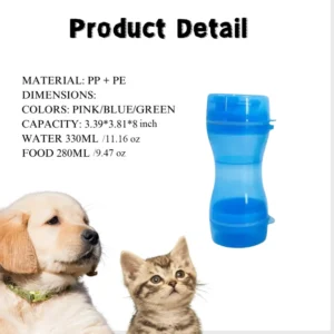 dfwwm0130700-04.webp Pet Water Bottle Portable Water Bottle For Dog Collapsible Water Dispenser – product view 4