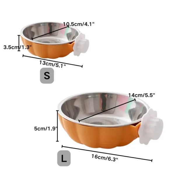 dfwwm0132359-07.webp Pumpkin Shaped Stainless Steel Hanging Pet Water Food Bowl – product view 7