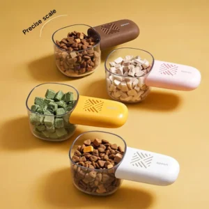 Detachable Moisture Proof Box Cat Dog Scale Spoon Pet Food Spoon – product view 2