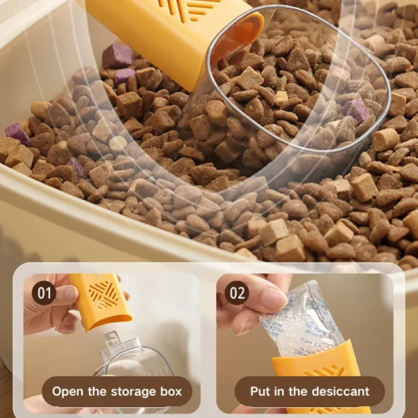 dfwwm0134065-06.webp Detachable Moisture Proof Box Cat Dog Scale Spoon Pet Food Spoon – product view 6