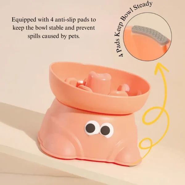 dfwwm0138751-06.webp Elevated Dog Slow Feeder Bowl Anti Spill for Small Breeds – product view 6