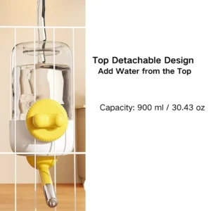 Large Capacity Cat Dog Cage Water Dispenser Hanging Pet Water Feeder – product view 4