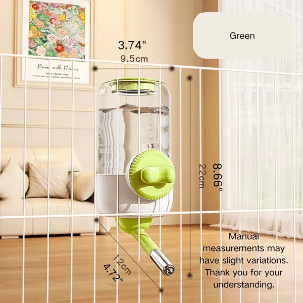 dfwwm0143825-05.webp Large Capacity Cat Dog Cage Water Dispenser Hanging Pet Water Feeder – product view 5