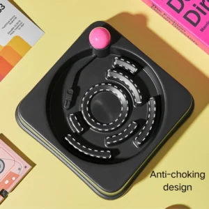 Anti-Choking Design Non-Slip Base PP Pet Slow Feeder Bowl – product view 2