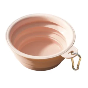 Collapsible TPE Dog Travel Bowl with Carabiner
