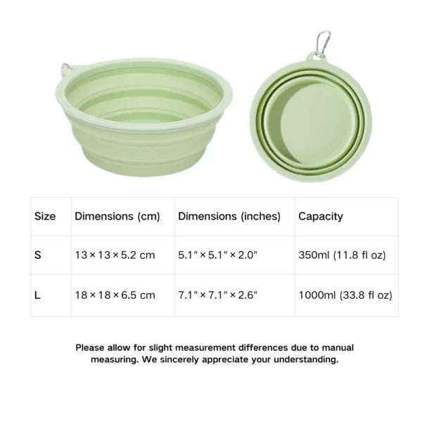 dfwwm0146603-04.webp Collapsible TPE Dog Travel Bowl with Carabiner – product view 4