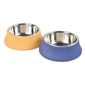 Durable Pet Dog Feeding Bowl with Stainless Steel Insert – product view 3
