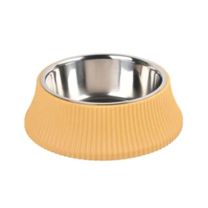 Durable Pet Dog Feeding Bowl with Stainless Steel Insert – S | Wholesale Dog Bowls & Feeders