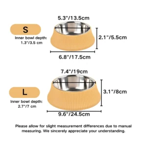 dfwwm0150949-05.webp Durable Pet Dog Feeding Bowl with Stainless Steel Insert – product view 5