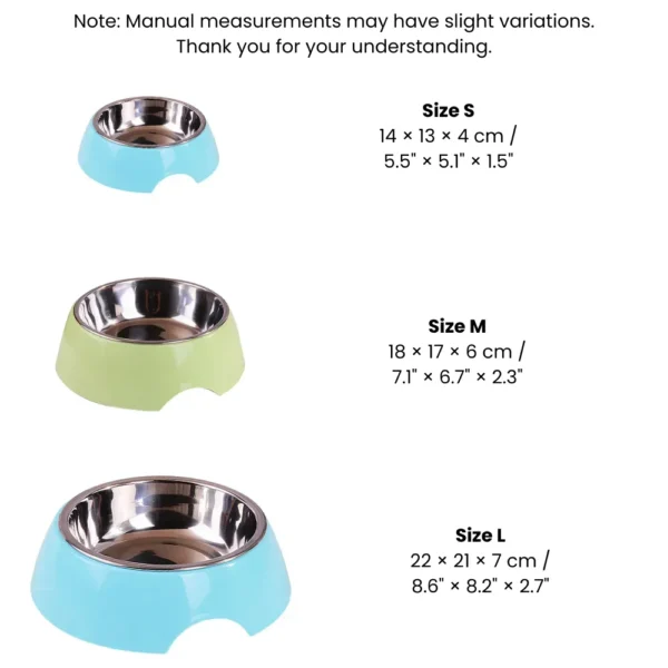 dfwwm0151088-02.webp Pet Water Food Bowl Stainless Steel Dog Bowl – product view 2