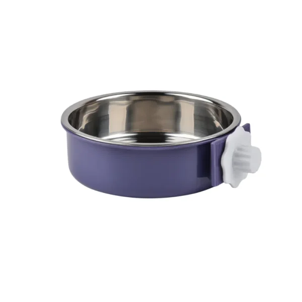 dfwwm0152822-04.webp Adjustable Clamp On Stainless Steel Pet Bowl – product view 4