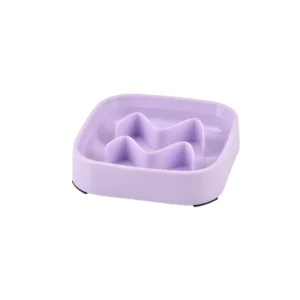 Square Anti-Spill Non-Slip PP Pet Slow Feeder Bowl – product view 4
