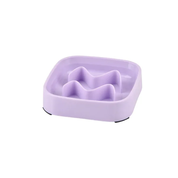 dfwwm0152990-04.webp Square Anti-Spill Non-Slip PP Pet Slow Feeder Bowl – product view 4