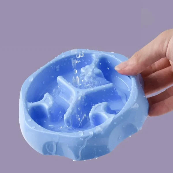 dfwwm0153287-02.webp Anti-Spill Non-Slip Modern Design PP Pet Slow Feeder Bowl – product view 2