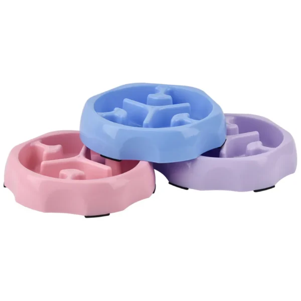 dfwwm0153287-03.webp Anti-Spill Non-Slip Modern Design PP Pet Slow Feeder Bowl – product view 3