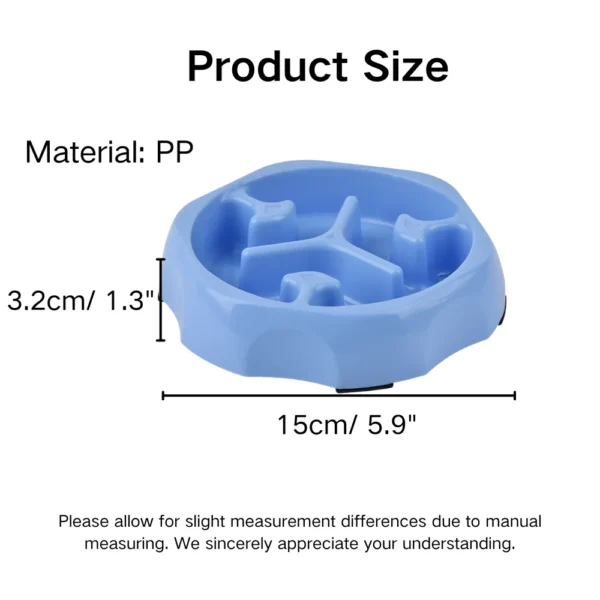 dfwwm0153287-04.webp Anti-Spill Non-Slip Modern Design PP Pet Slow Feeder Bowl – product view 4