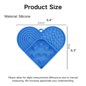 dfwwm0153668-04.webp Valentine's Day Heart-Shaped Non-Slip Slow Feed Design Silicone Pet Lick Mat – product view 4