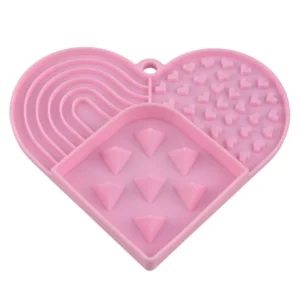 dfwwm0153668-06.webp Valentine's Day Heart-Shaped Non-Slip Slow Feed Design Silicone Pet Lick Mat – product view 6
