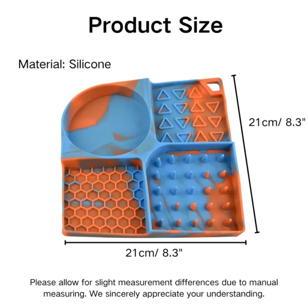 dfwwm0153892-06.webp Colorful Slow Feed Design Silicone Pet Lick Mat with Suction Base – product view 6