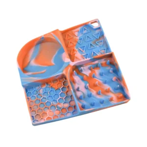 dfwwm0153892-07.webp Colorful Slow Feed Design Silicone Pet Lick Mat with Suction Base – product view 7