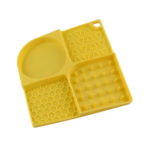 dfwwm0153908-07.webp Non-Slip Slow Feed Design Silicone Pet Lick Mat with Suction Base – product view 7