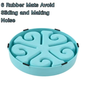 Luxury PP Pet Easy to Clean Dog Slow Feeder Bowl – product view 4