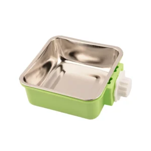 Clip-On Cage Feeder Stainless Steel Pet Bowl