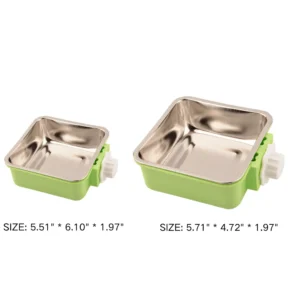 dfwwm0154746-05.webp Clip-On Cage Feeder Stainless Steel Pet Bowl – product view 5