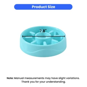 dfwwm0155535-05.webp Easy Clean Sun Pattern Pet Slow Feeder Bowl – product view 5