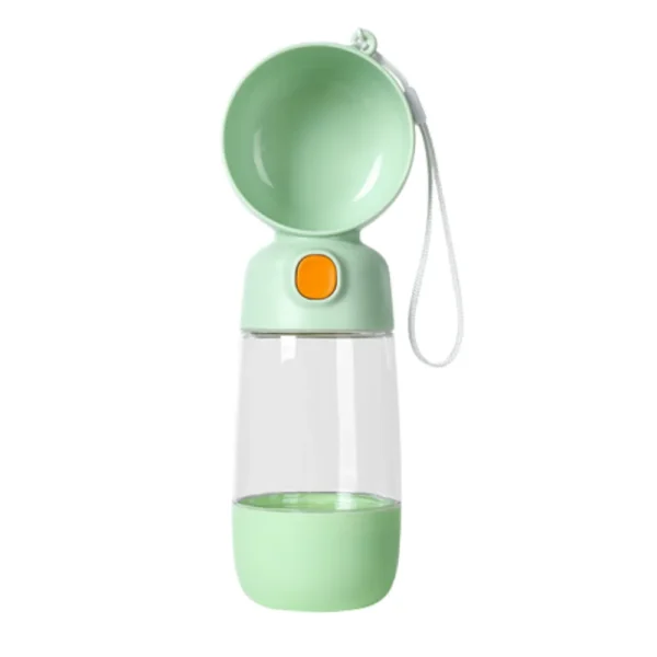 Portable Dual Storage for Food and Water Leak Proof Pet Bottle