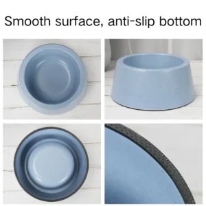 dfwwm0168000-05.webp Smooth Bamboo Fiber Pet Bowl with Non-Slip Base – product view 5
