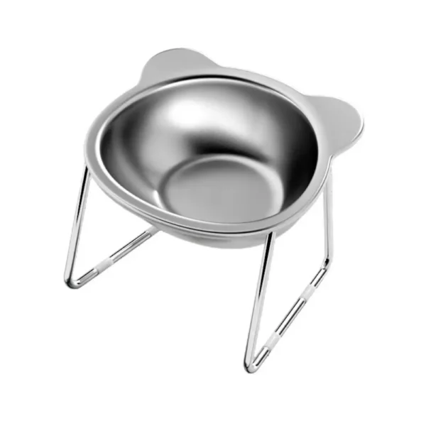 dfwwm0168184-05.webp Bear-Shape Anti-Slip Stainless Steel Elevated Pet Bowls – product view 5