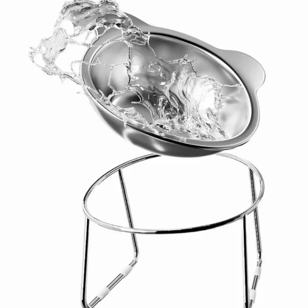 dfwwm0168184-06.webp Bear-Shape Anti-Slip Stainless Steel Elevated Pet Bowls – product view 6