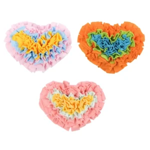 Heart Rose Design Snuffle Mat Interactive Slow Feeding Toy for Dog Cat and Small Pet | Wholesale Dog Snuffle Mats