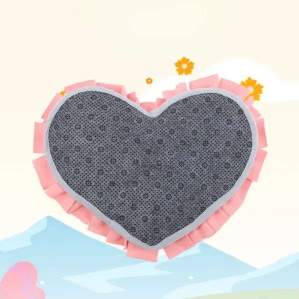 dfwwm0205985-02.webp Heart Rose Design Snuffle Mat Interactive Slow Feeding Toy for Dog Cat and Small Pet – product view 2