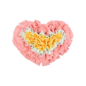 Heart Rose Design Snuffle Mat Interactive Slow Feeding Toy for Dog Cat and Small Pet – product view 3
