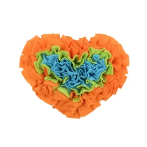 dfwwm0205985-07.webp Heart Rose Design Snuffle Mat Interactive Slow Feeding Toy for Dog Cat and Small Pet – product view 7