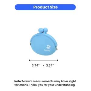 Silicone Dog Treat Pouch Portable Pet Snack Bag for Walking Training – product view 3