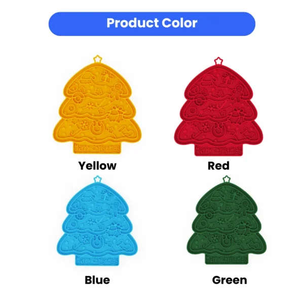 dfwwm0224584-02.webp Christmas Tree-Shaped Slowly Non-Slip Silicone Pet Lick Mat – product view 2