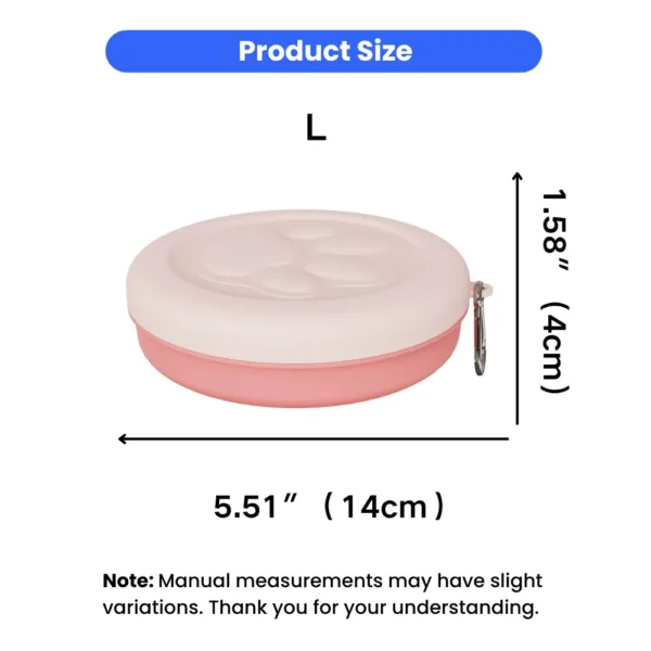 dfwwm0225148-04.webp 4 Color Option Portable Outdoor Dog Food Bowl – product view 4