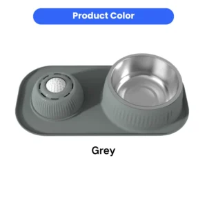 Anti-Slip Dog Slow Feeder Bowl with Licking Ball – product view 2