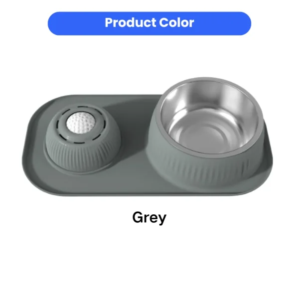 dfwwm0233055-02.webp Anti-Slip Dog Slow Feeder Bowl with Licking Ball – product view 2