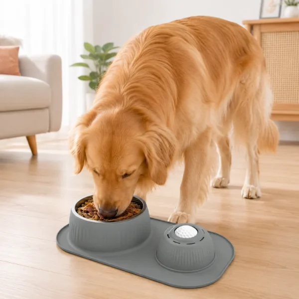 dfwwm0233055-05.webp Anti-Slip Dog Slow Feeder Bowl with Licking Ball – product view 5