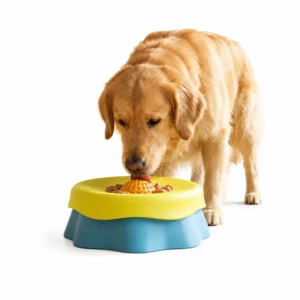 Interactive Silicone Slow Feeder Dog Bowl for Healthy Eating