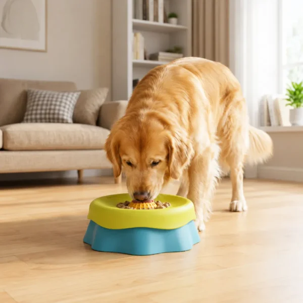 dfwwm0233308-05.webp Interactive Silicone Slow Feeder Dog Bowl for Healthy Eating – product view 5