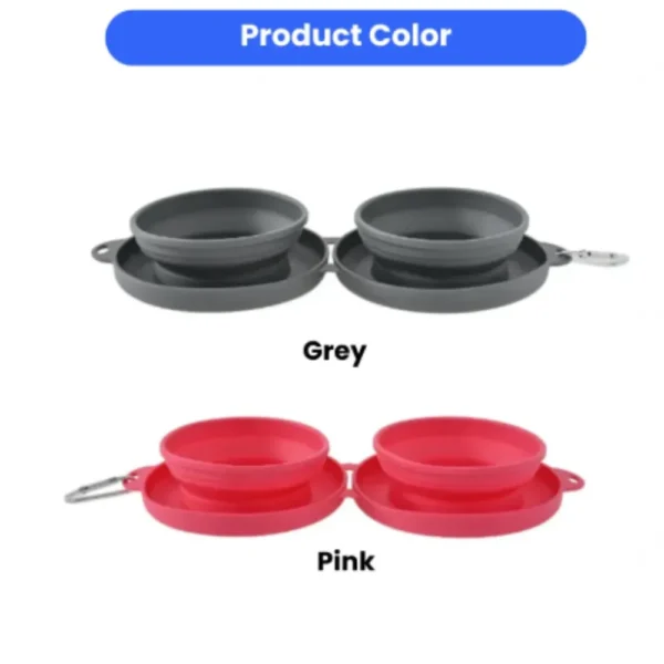 dfwwm0242340-02.webp Collapsible Pet Travel Bowl Portable Dual Feeder – product view 2