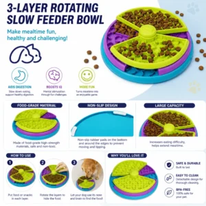 dfwwm0243172-04.webp Interactive 3-Layers Rotating Slow Feeder Dog Bowl – product view 4