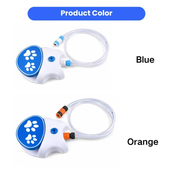 dfwwm0269081-02.webp Foot Press Automatic Pet Water Fountain with Hose for Dogs – product view 2