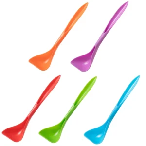 Pet Feeding Stirring Spoon for Wet Food Five Colors Per Set