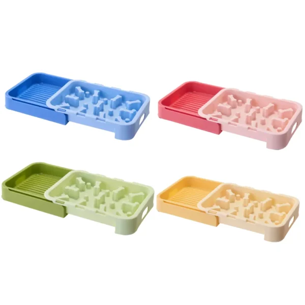 dfwwm0271249-01.webp Dry and Wet Separation Slow Feeder Bowl for Dogs and Cats 4 Colors Assorted – product view 7